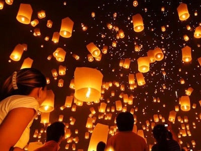 Таиланд - Праздник огней Лой Кратонг