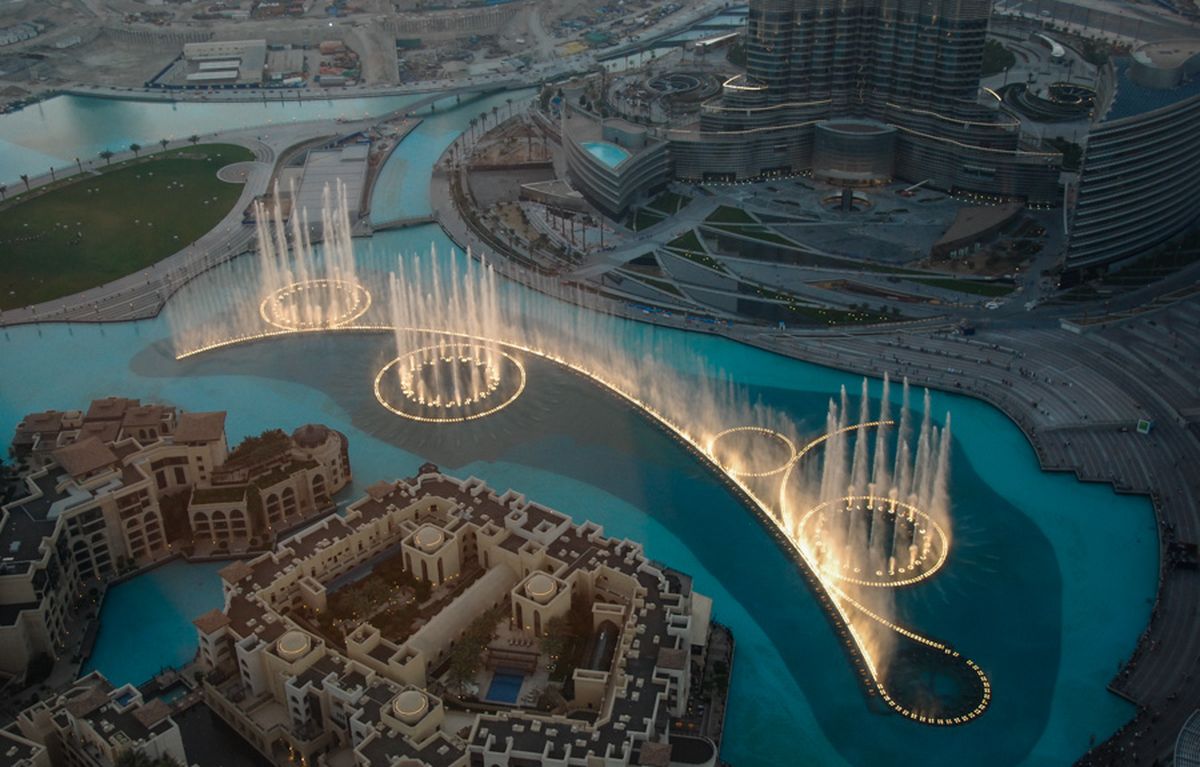 Самый дорогой фонтан в мире Дубай