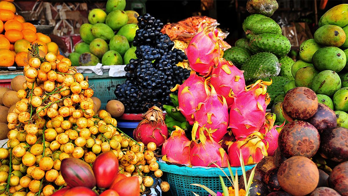 Бали фруктовый рынок